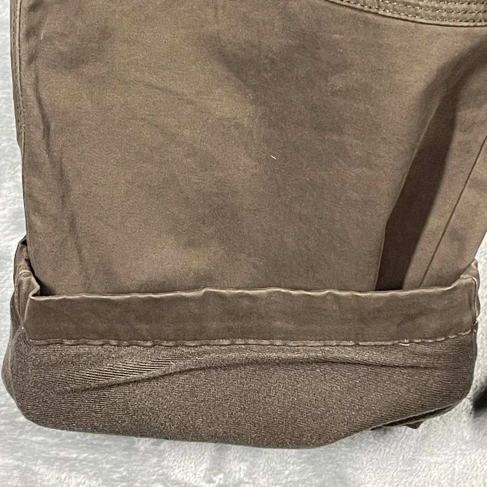 Cabelas Mens 36x34 Brown Roughneck Double Knee Stretch Lined Work Utility Pants